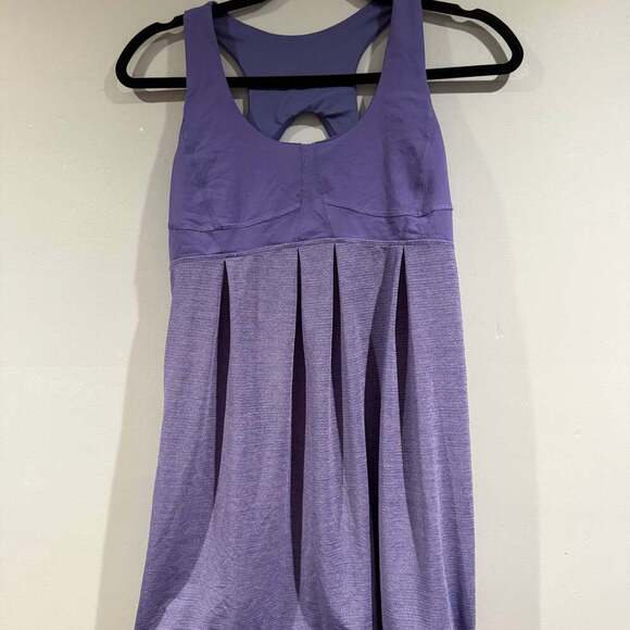 Lululemon Turbo Athletic Tank Top Heathered Dewberry Purple Size 8 - Picture 1 of 2